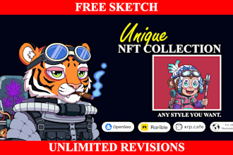 design unique nft art and generate collection
