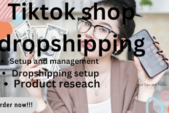 setup ecommerce tiktok shop, facebook shop and integrate to woocommerce shopify