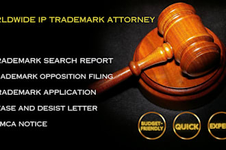 be your expert lawyer for ipr, trademark solution for US, UK