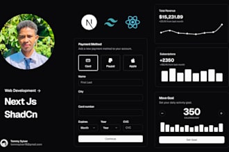 develop your next website with shadcn