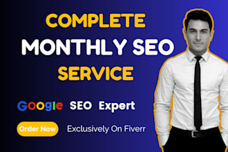 do complete monthly seo service package serp google ranking