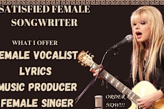 compose energetic  christian gospel singer female song writer rapper edm