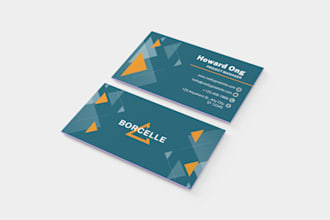 design eye catching, unique business cards for your company