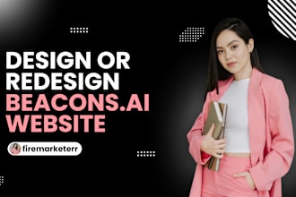 design or redesign elegant beacons ai website for your brand