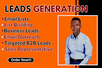 do sales representative, b2b lead generation, prospect list, email list building