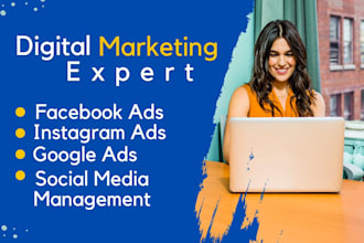 do digital marketing, facebook ads, instagram ads and google ads