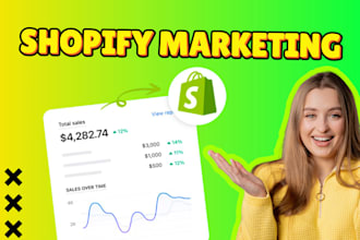 do marketing and promotion for print on demand shopify store