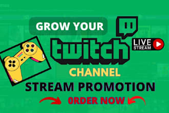 organically promote and bring the live viewers to your twitch channel