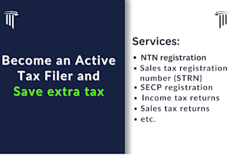help you to become an active tax payer