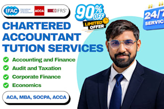 assist in financial accounting, project management and economics expert tutor