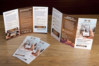 design an amazing flyer, bifold, and trifold brochure