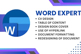 professionally,  format, edit and style your ms word document