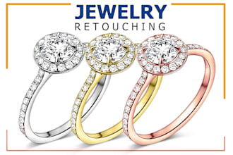 professional jewelry retouching and jewelry  editing services