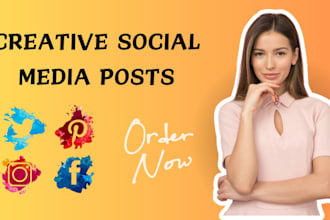 create and manage pinterest, facebook, instagram social media ad content