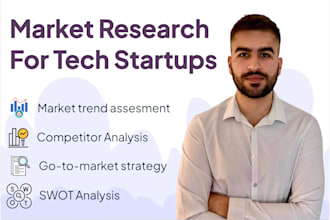 do tech startup market research and strategic planning