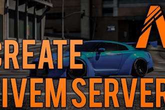 develop a custom fivem server, esx or qbcore server, deliver a readymade server