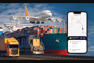 get you logistics app transportation website, vehicle tracking app, trucking app
