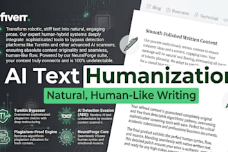 humanize your ai text into natural human like writing