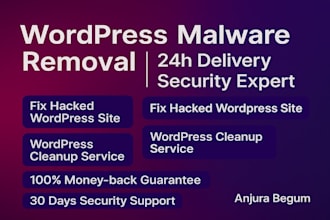 remove wordpress malware hacked site and fix redirects