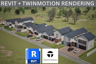 do 3d modeling in revit and render with twinmotion