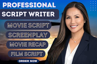 write movie script, screenplay, screenwriting, TV series, feature film script