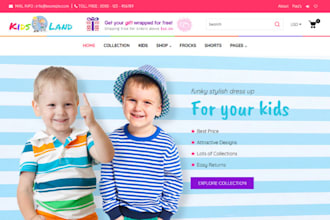 design baby clothing shopify baby toys store baby product website dropshipping