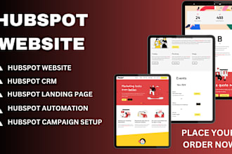 hubspot landing page , hubspot website , hubspot cms website