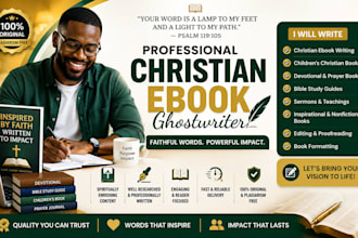 ghostwrite christian ebook, children christian book, and nonfiction ebook