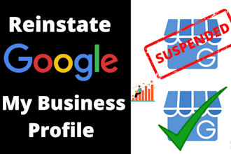 reinstate and fix suspended google my business