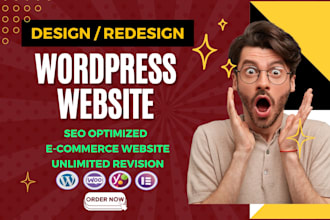 design a modern, responsive wordpress site with elementor pro