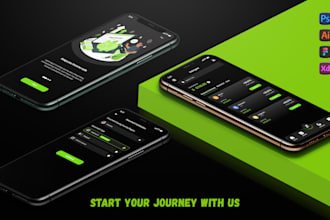 design mobile, website UI UX design in figma