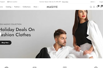 design clothing website shopify clothing store streetwear website fashion store