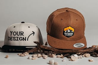 create high quality logo badge and patch designs for hats and caps