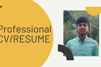 write cv and resume