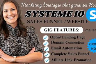 be your landing page expert email marketing automation  mailerlite systeme io