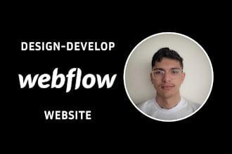 develop a webflow marketing website for your agency