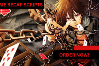 write manhua recap anime recap script manhwa recap script manga recap kdrama
