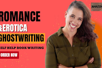 write ghostwriting romance and fiction story, book, or novel ghostwriter