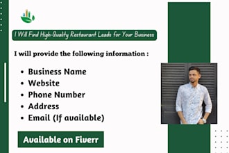 find high quality restaurant leads for your business
