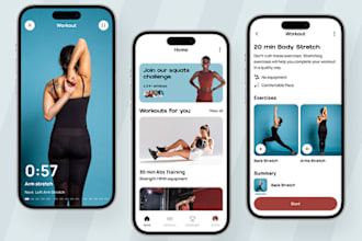 develop fitness app training app workout fitness app
