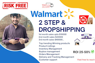 walmart dropshipping VA, wfs, 2 step dropshipping virtual assistant