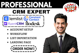 setup flodesk lemlist constant contact email marketing zoho funnelkit fluent crm