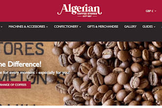 design private label coffee shopify store tea store coffee store coffee website