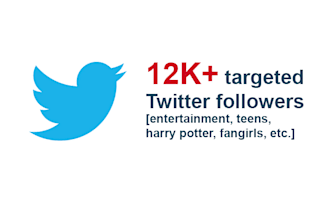tweet your message to my 12000 teenage targeted twitter followers