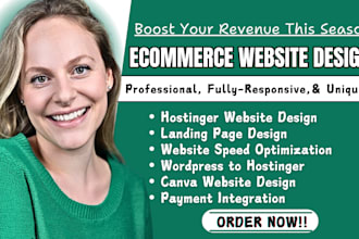 redesign hostinger website design landing page wordpress website canva website
