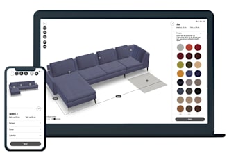 build 3d product configurator on zakeke, kickflip, webgi, threejs, angle3d