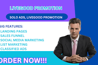 do solo ads, livegood promotion to USA audience