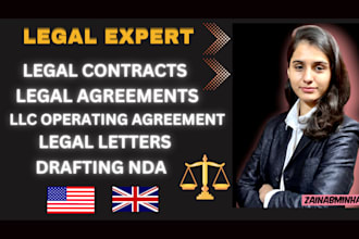 draft your legal agreements ,legal contracts and nda