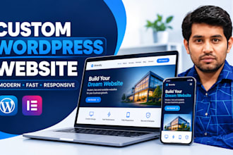 build a custom wordpress business website