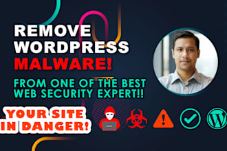 scan wordpress website, remove malware and enhance security